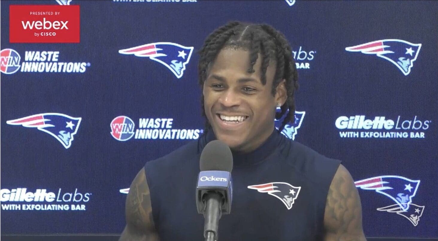 New England Patriots wide receiver DeMario Douglas